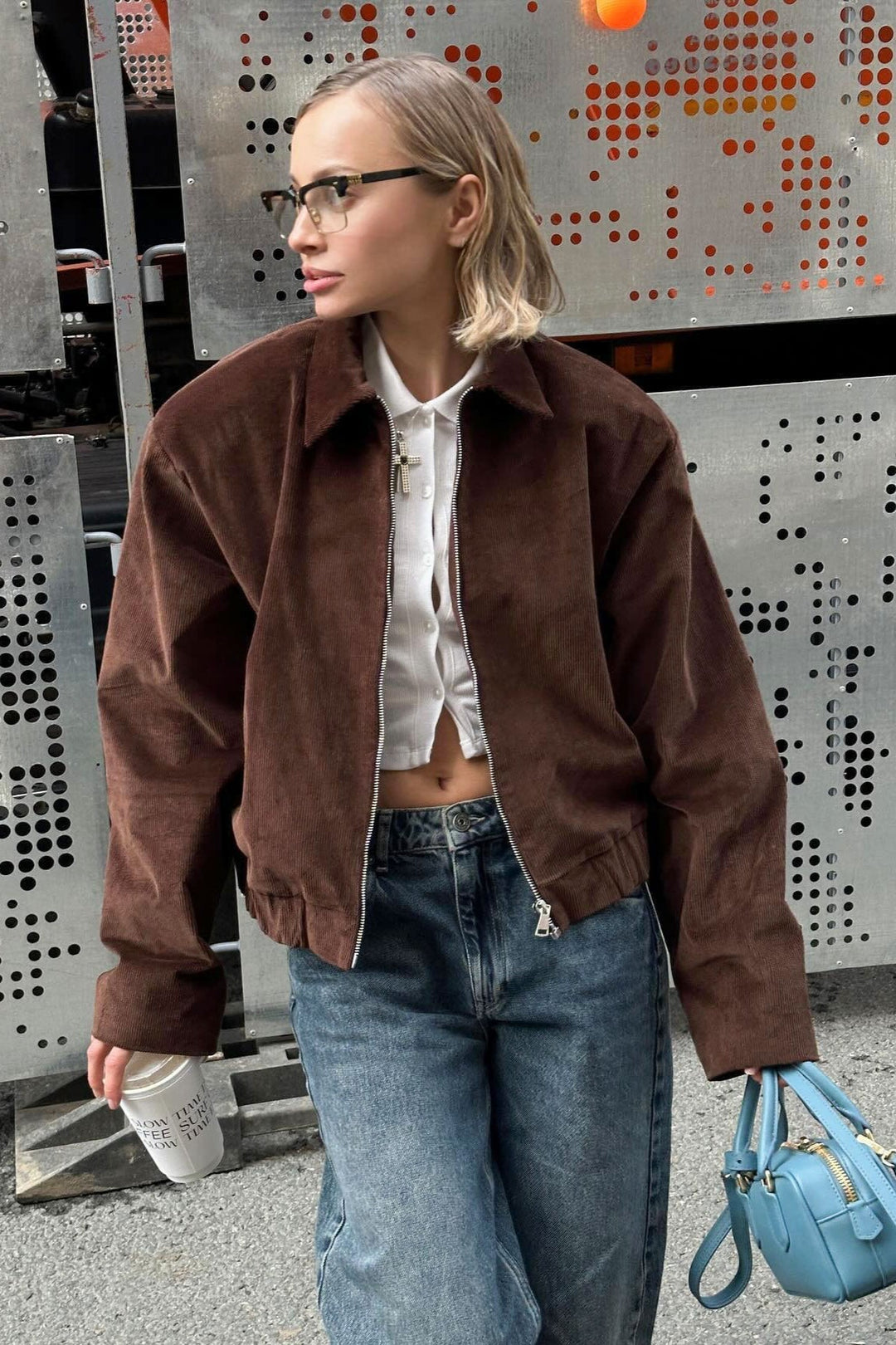 Lune London | Corduroy Collar Jacket