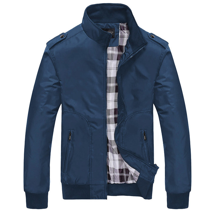 Modern transition jacket for men with practical zip pockets Lune London