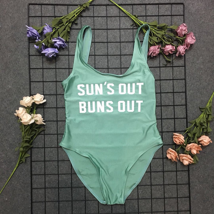 Women Fun Statement One-piece Swimsuit Lune London
