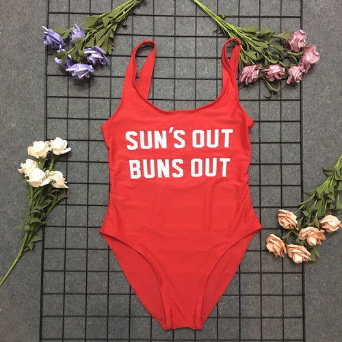 Women Fun Statement One-piece Swimsuit Lune London