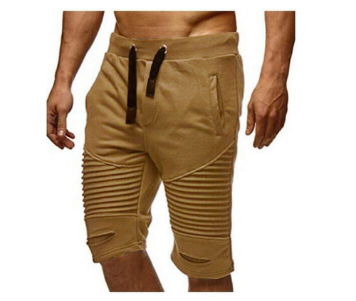 Men's sports shorts with a modern striped design and an elastic waistband Lune London