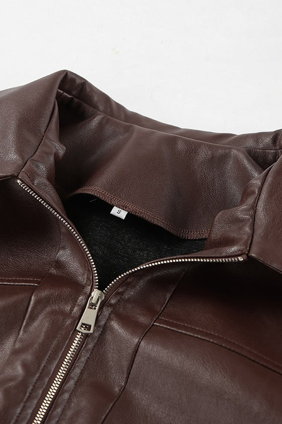 Lune London | Brown Leather Jacket