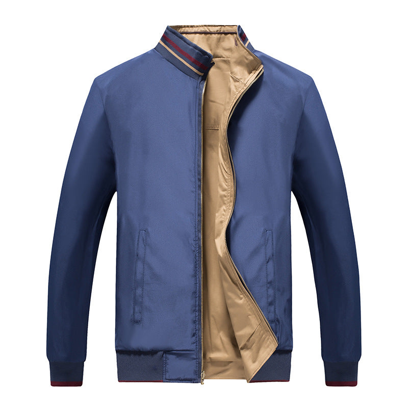 Men's transition jacket with zip closure and practical side pockets Lune London