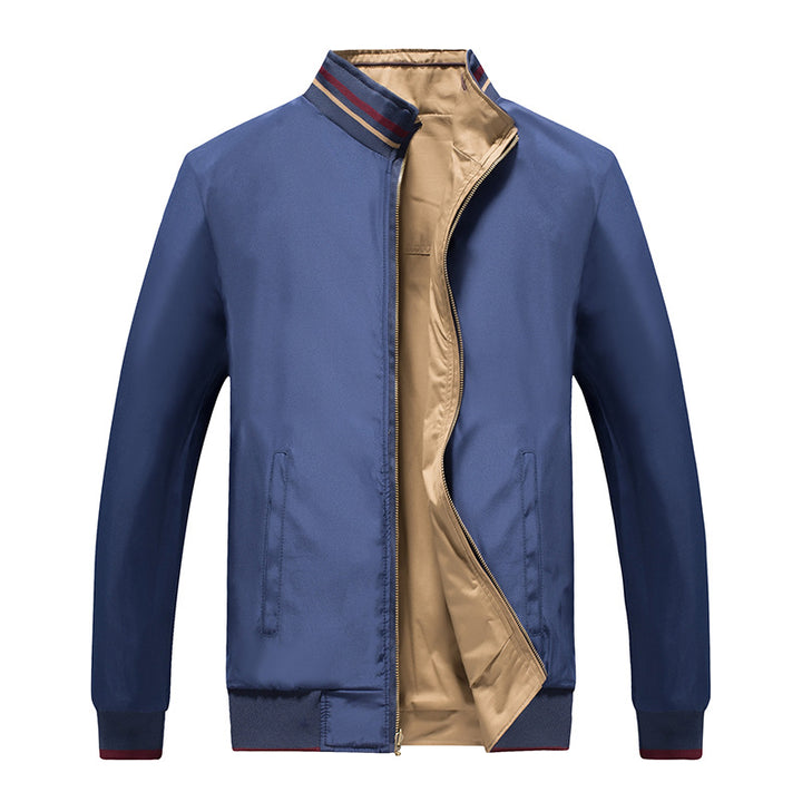 Men's transition jacket with zip closure and practical side pockets Lune London