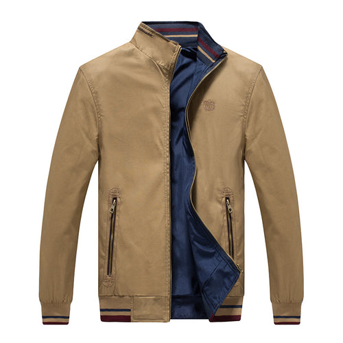 Men's transition jacket with zip closure and practical side pockets Lune London