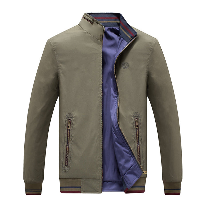 Men's transition jacket with zip closure and practical side pockets Lune London