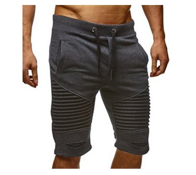 Men's sports shorts with a modern striped design and an elastic waistband Lune London