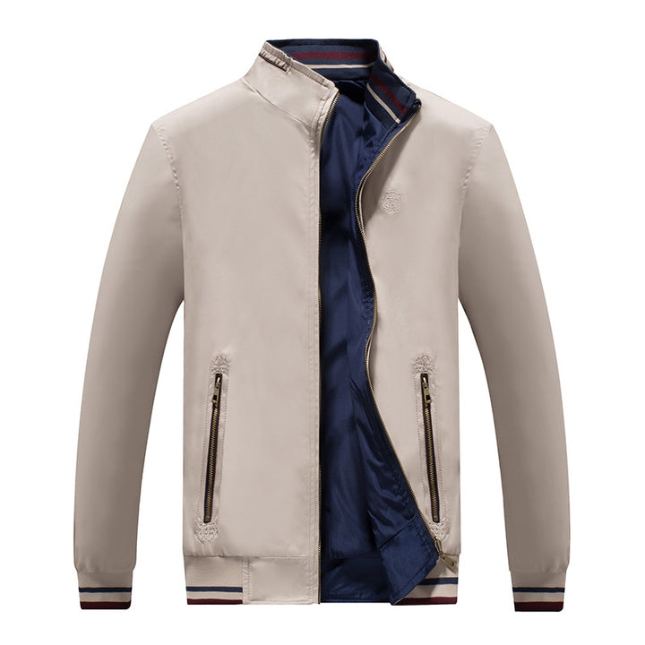 Men's transition jacket with zip closure and practical side pockets Lune London