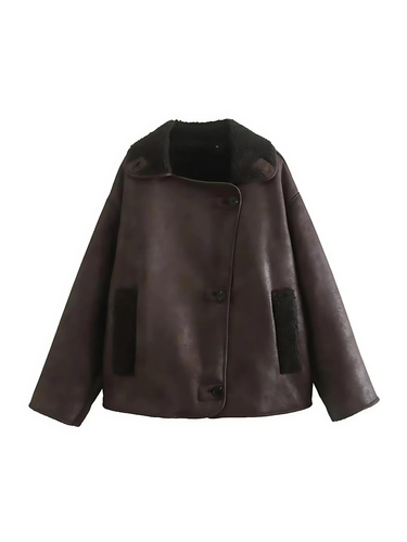 Lune London | Faux leather Warm Jacket