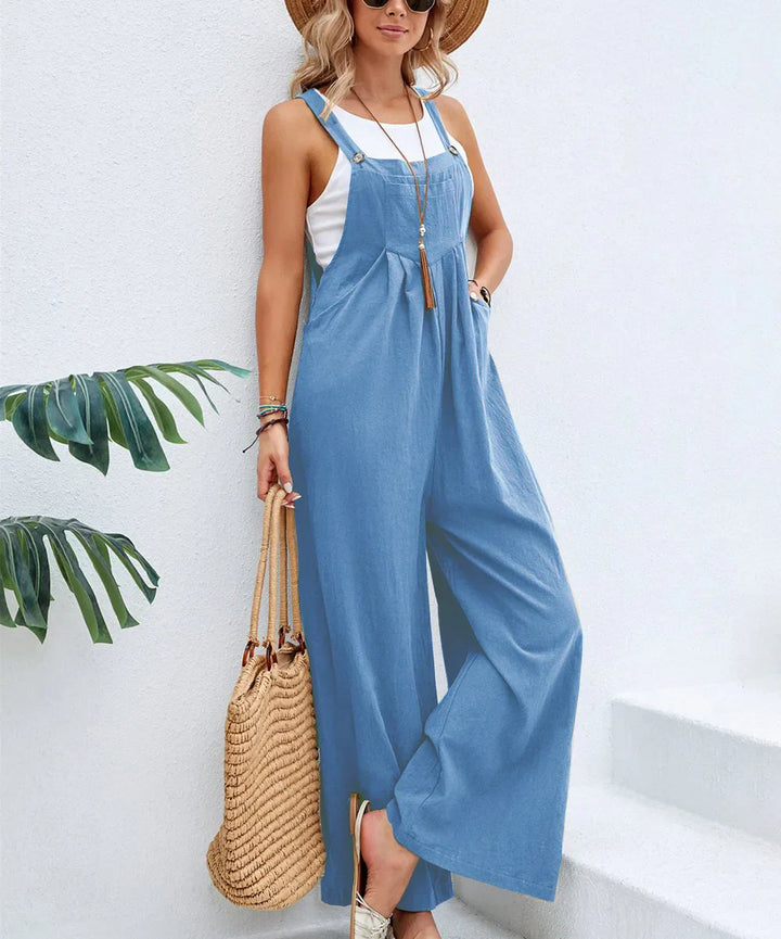 Lune London | Sleeveless Overalls Casual Jumpsuit