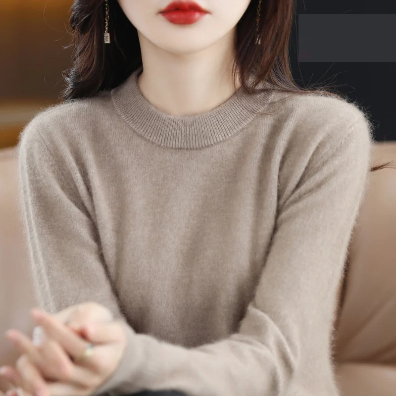 Chic Und Stil | Cashmere Pullover Women Luxurious Round Neck Soft & Fashionable