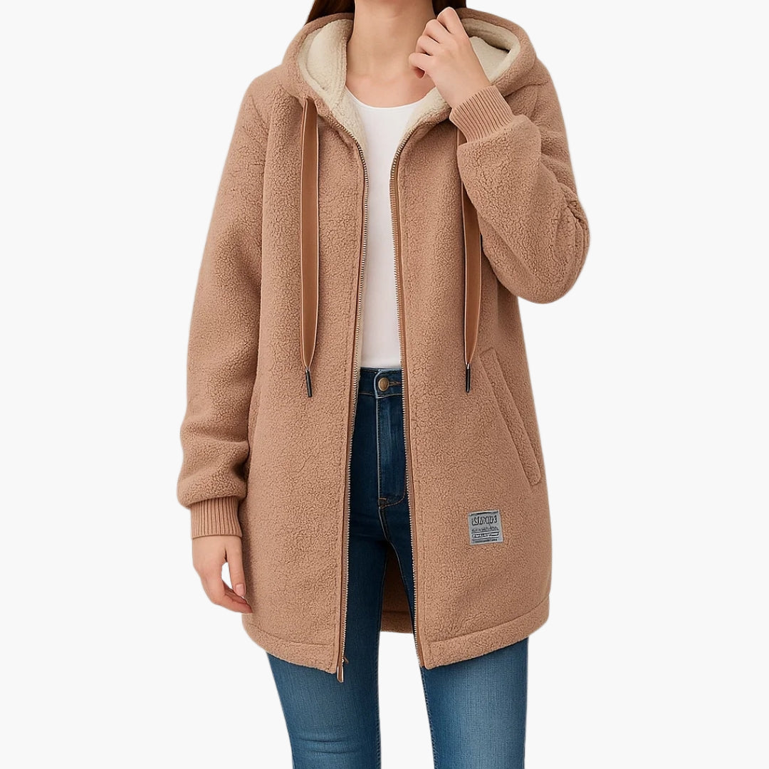 Lune London | Fleece Jacket with Hood - Fashionable Comfort for Leisure and Everyday Use