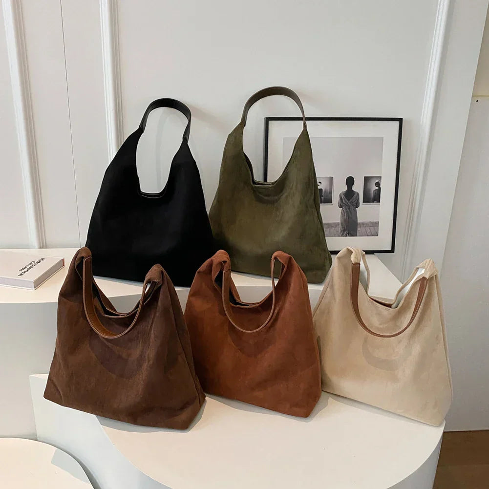 Lune London | Women's Suede Tote Bag Stylish Women's Bag