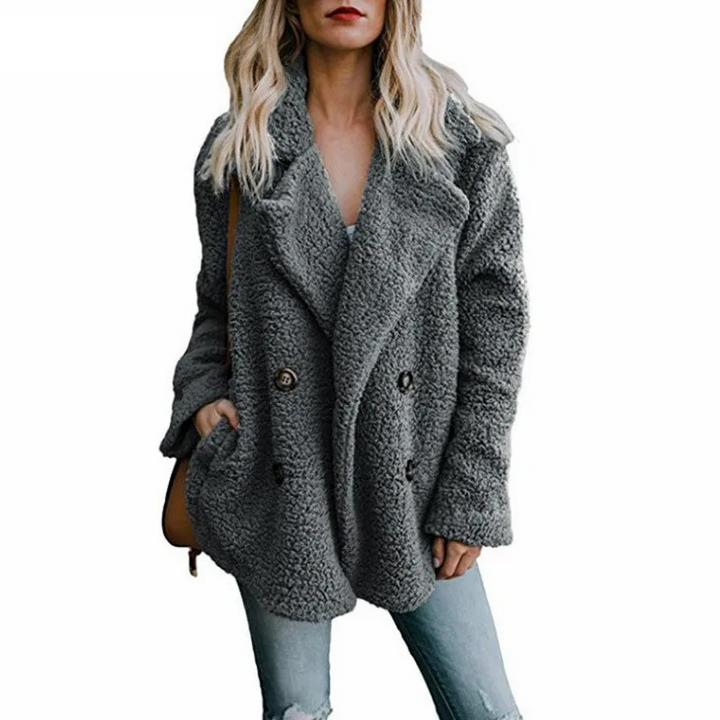Lune London | Manteau en peluche pour femmes