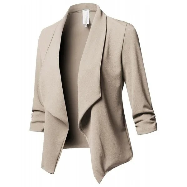 Lune London | Women's Blazer Open Front Elegant Light