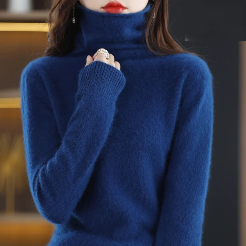 Lune London | Cashmere Pullover Women Soft Turtleneck Sweater Warm & Luxurious Design