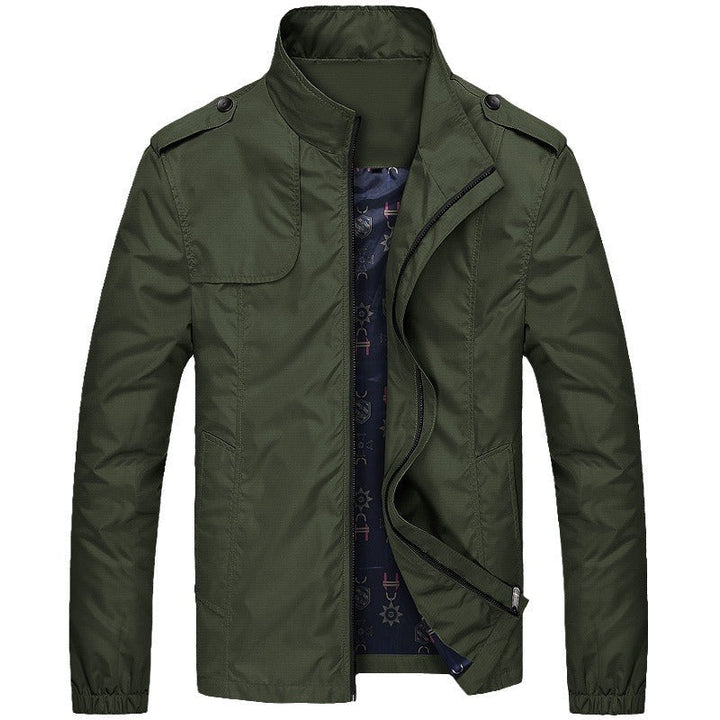 Lune London | Slim Fit Leisure Jacket - Windproof Transitional Jacket with High Collar and Pockets, Modern Design for Everyday and Outdoor Activities