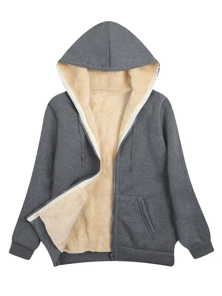 Lune London | Warm and Soft Hoodie Jacket for Women Perfect for Winter