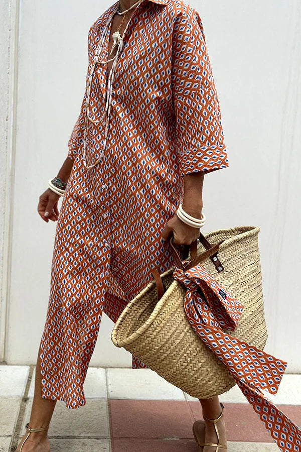 Lune London | Airy summer dress with floral pattern