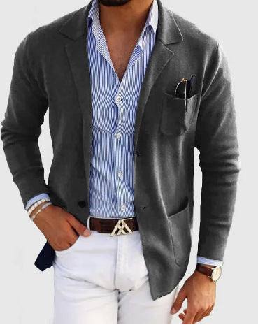 Lune London | Printed casual jacket with double button for men