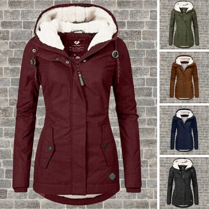 Lune London | Women's Long Winter Coat with Luxurious Fur Lining