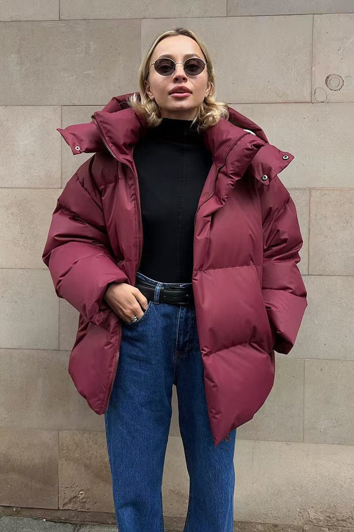 Lune London | Duty Zipper Hooded Puffer Coat