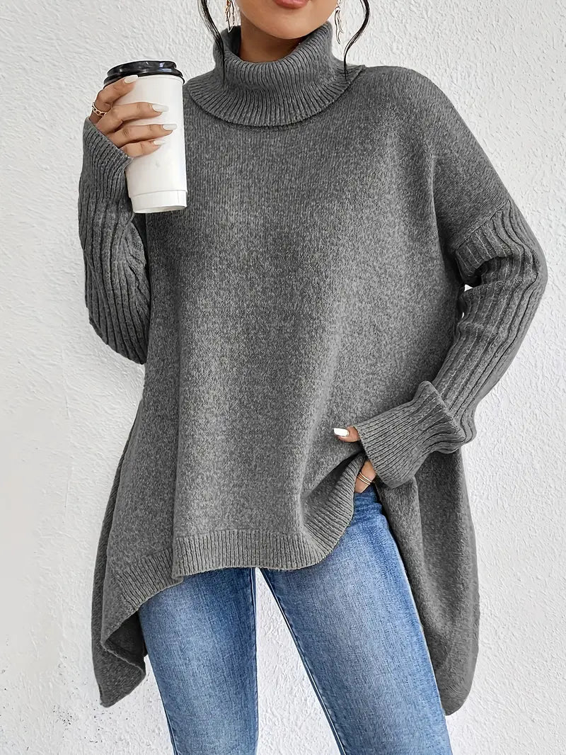 Lune London | Cozy long turtleneck sweater for everyday comfort