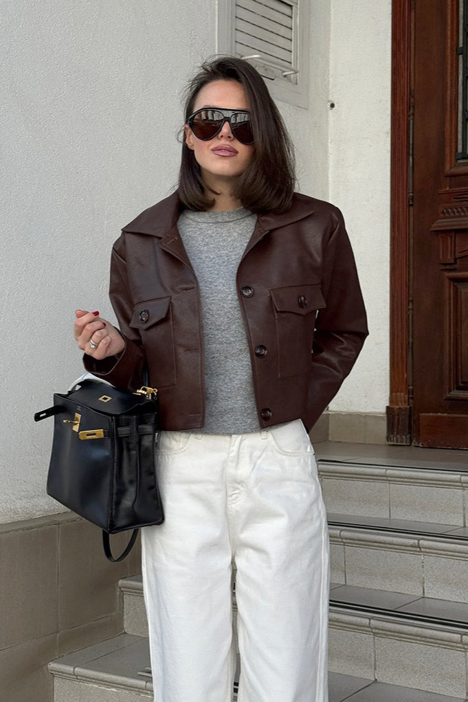 Lune London | Fit Retro Leather Jacket