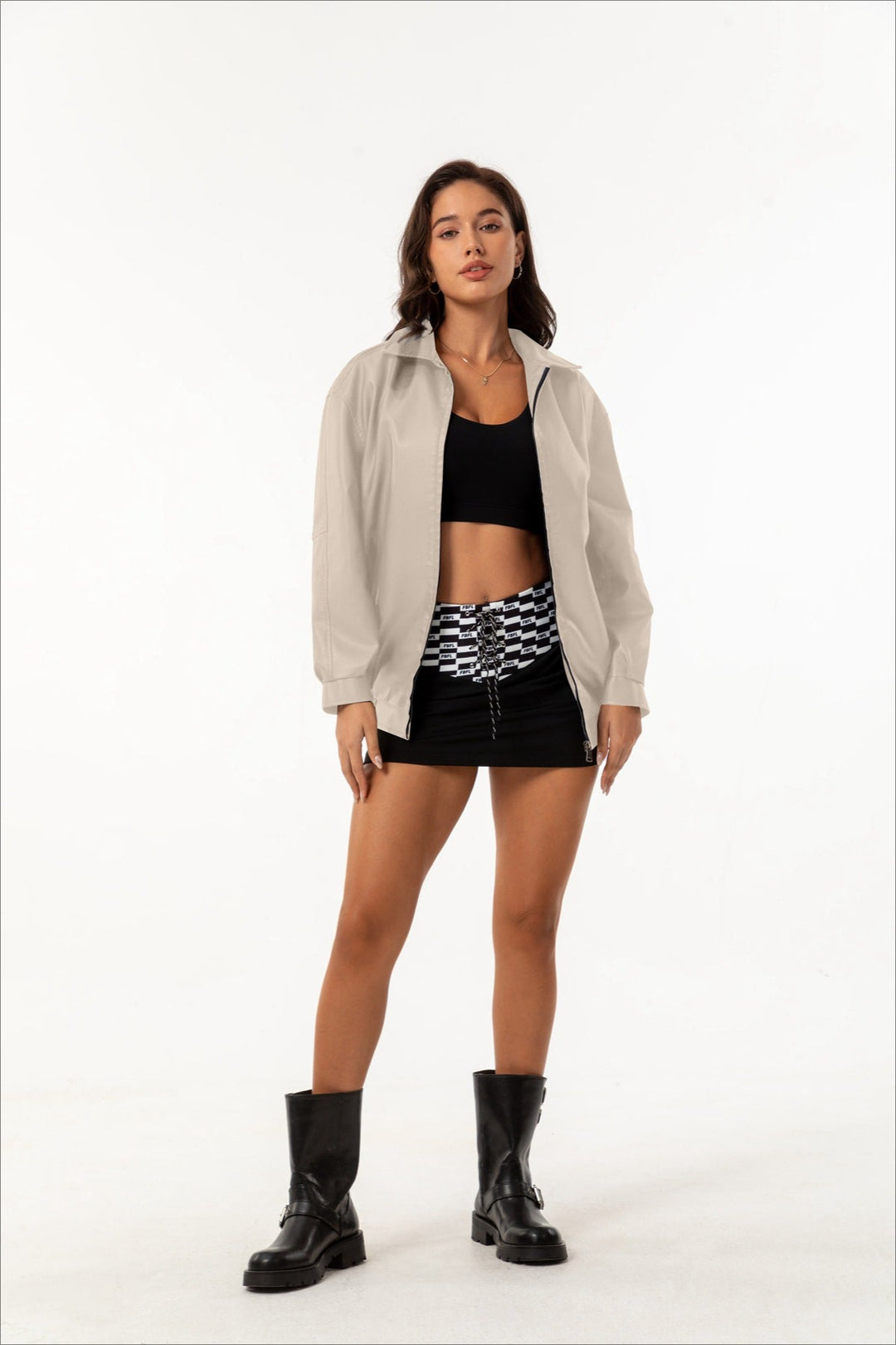 Lune London | Revers leather jacket