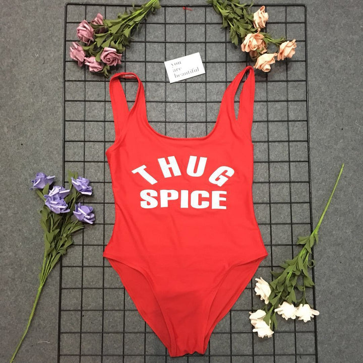 Women High Neck One Piece Swimsuit Lune London
