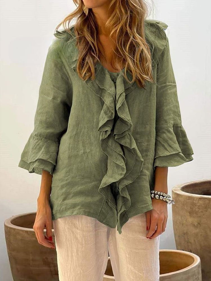 Lune London | Women's Ruffles Casual Shirt
