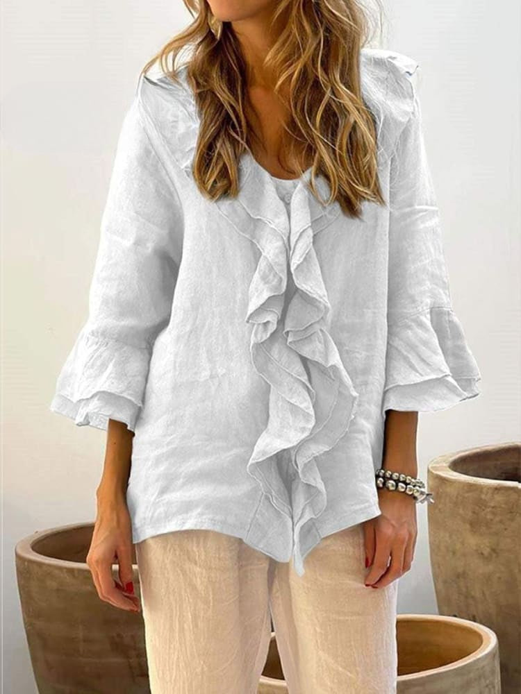 Lune London | Women's Ruffles Casual Shirt