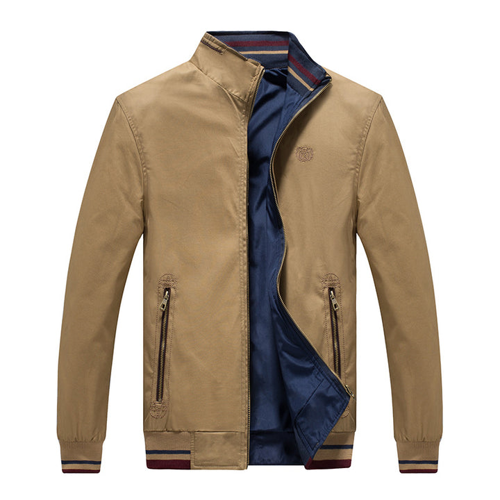 Men's transition jacket with zip closure and practical side pockets Lune London
