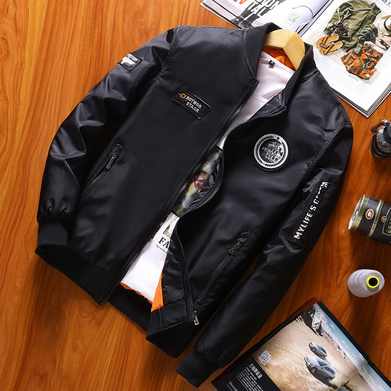 Stylish bomber jacket for men with reflective details Lune London