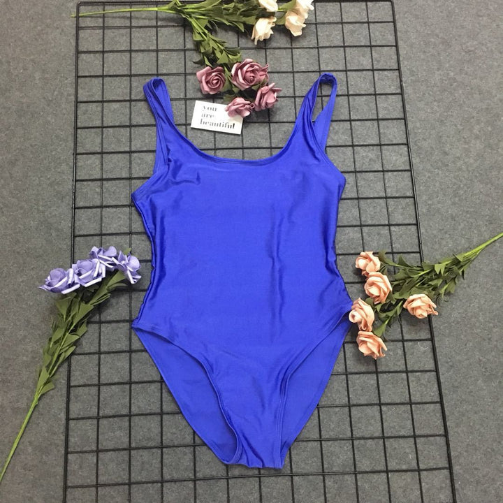 Women's swimsuit with a high cut and chic and stylish design