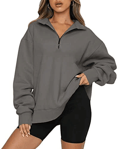 Lune London | Sweatshirt with collar for women