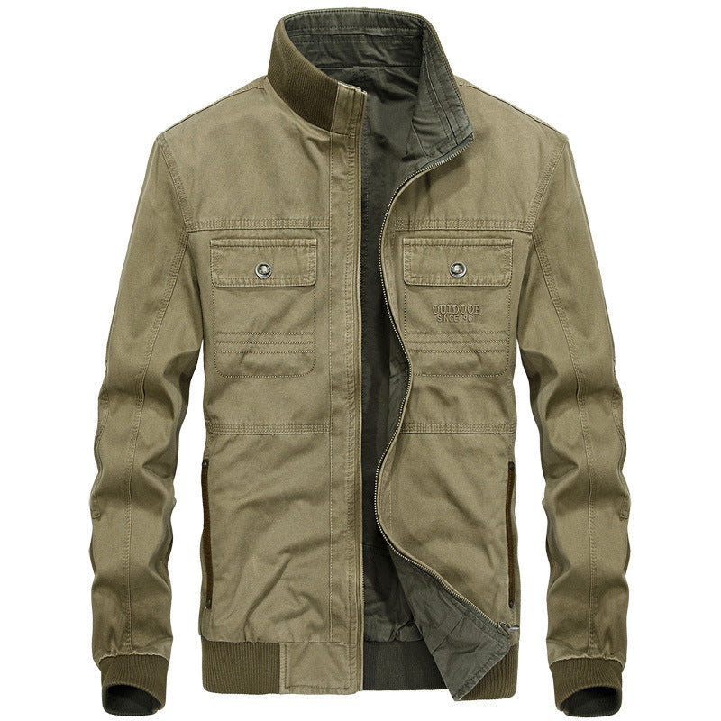 Casual outdoor jacket for men with high collar and elastic cuffs Lune London