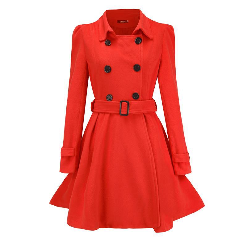 Lune London Elegant fitted trench coat for women