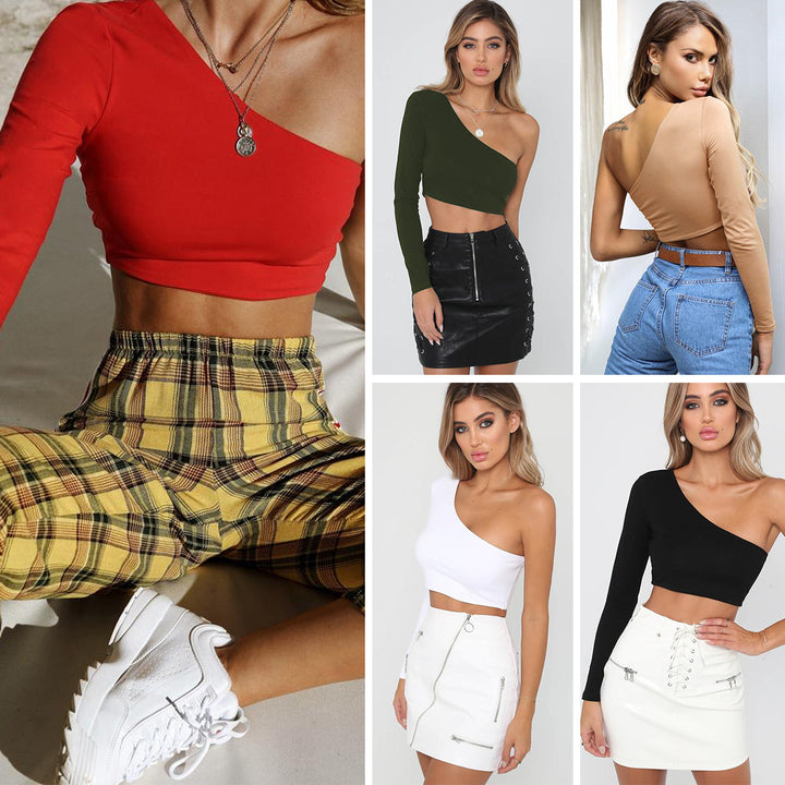 Women's Off-Shoulder Crop Top Lune London