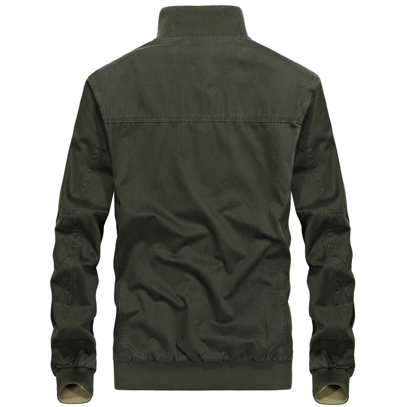 Casual outdoor jacket for men with high collar and elastic cuffs Lune London