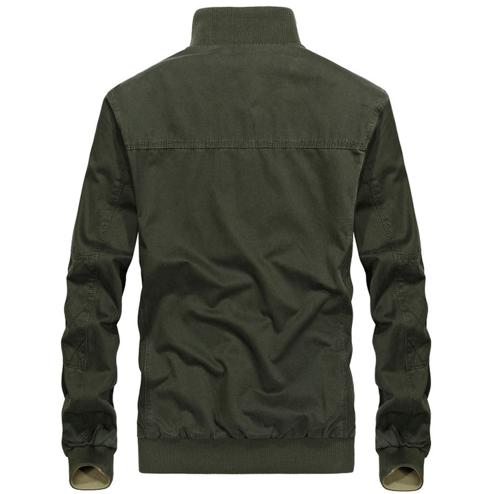 Casual outdoor jacket for men with high collar and elastic cuffs Lune London