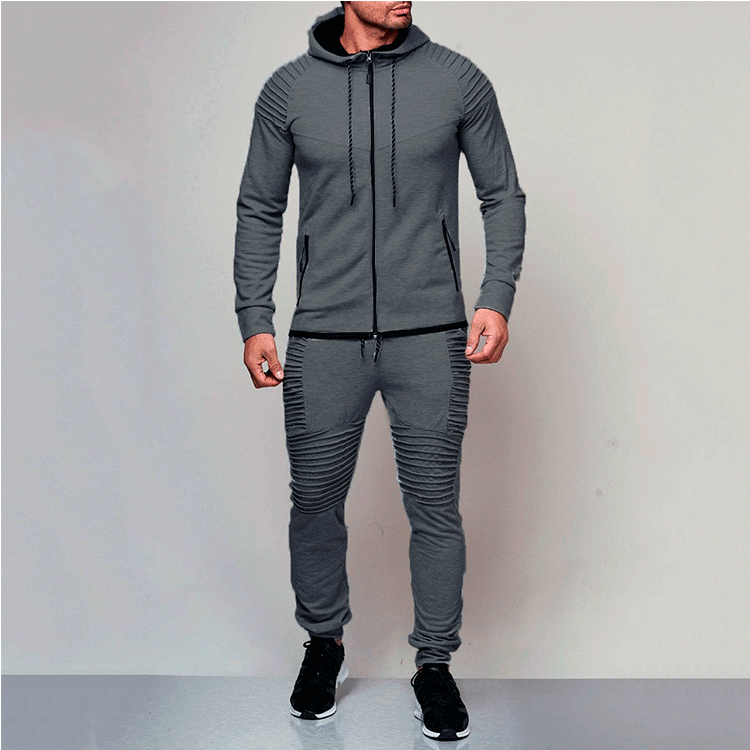 Sport training set for men with structured inserts and breathable material Lune London