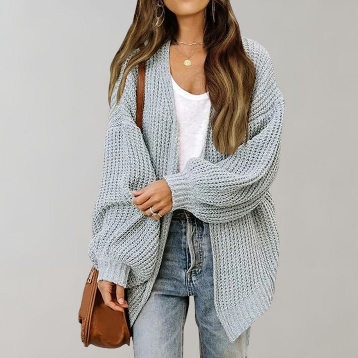 Lune London | Cozy open cardigan with bishop sleeves