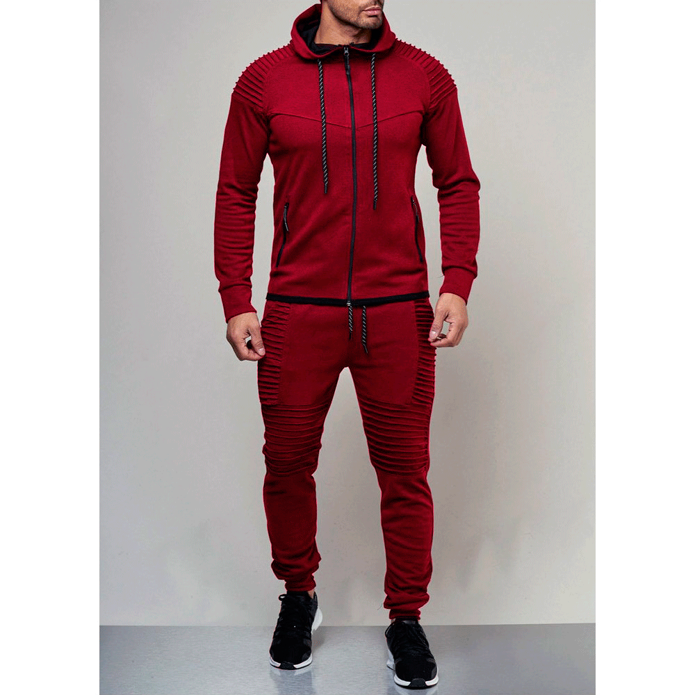 Sport training set for men with structured inserts and breathable material Lune London