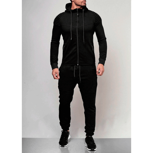 Sport training set for men with structured inserts and breathable material Lune London