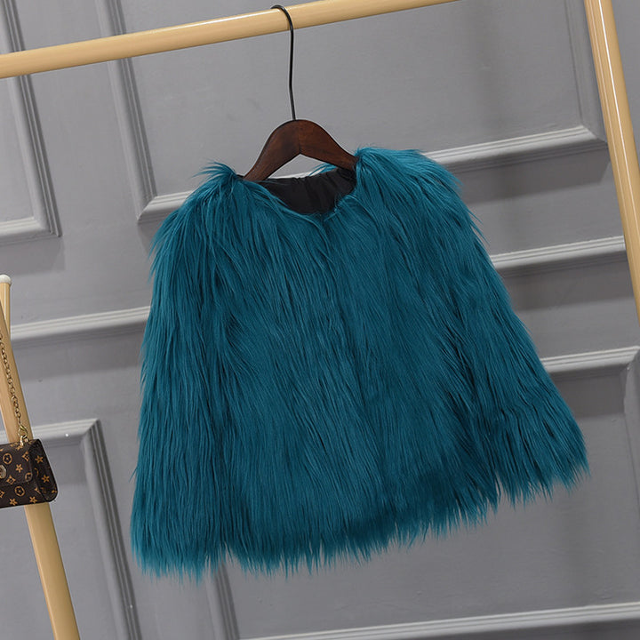Women's voluminous faux fur jacket Lune London