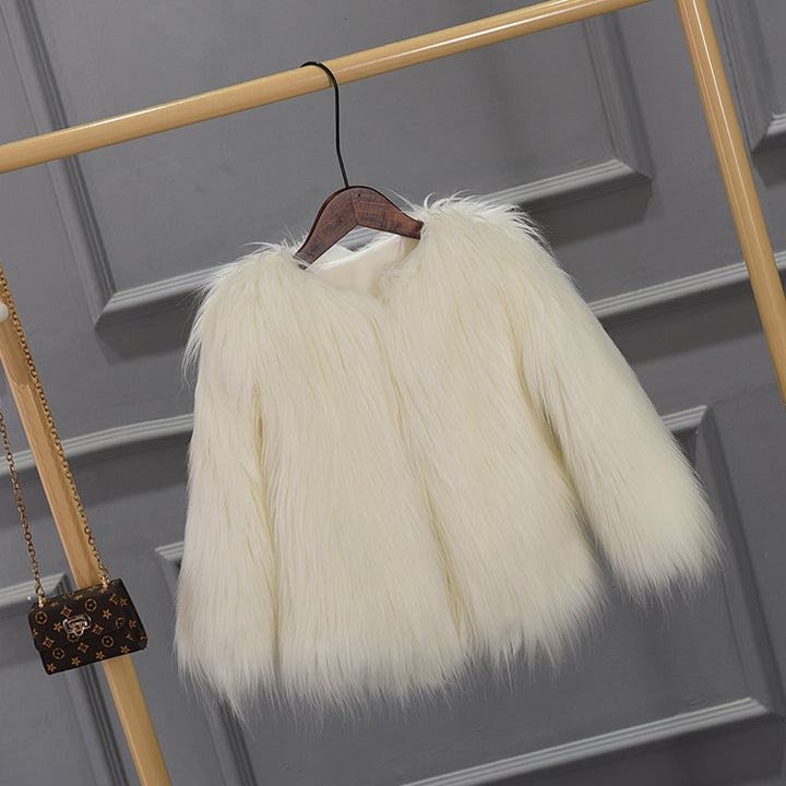 Women's voluminous faux fur jacket Lune London