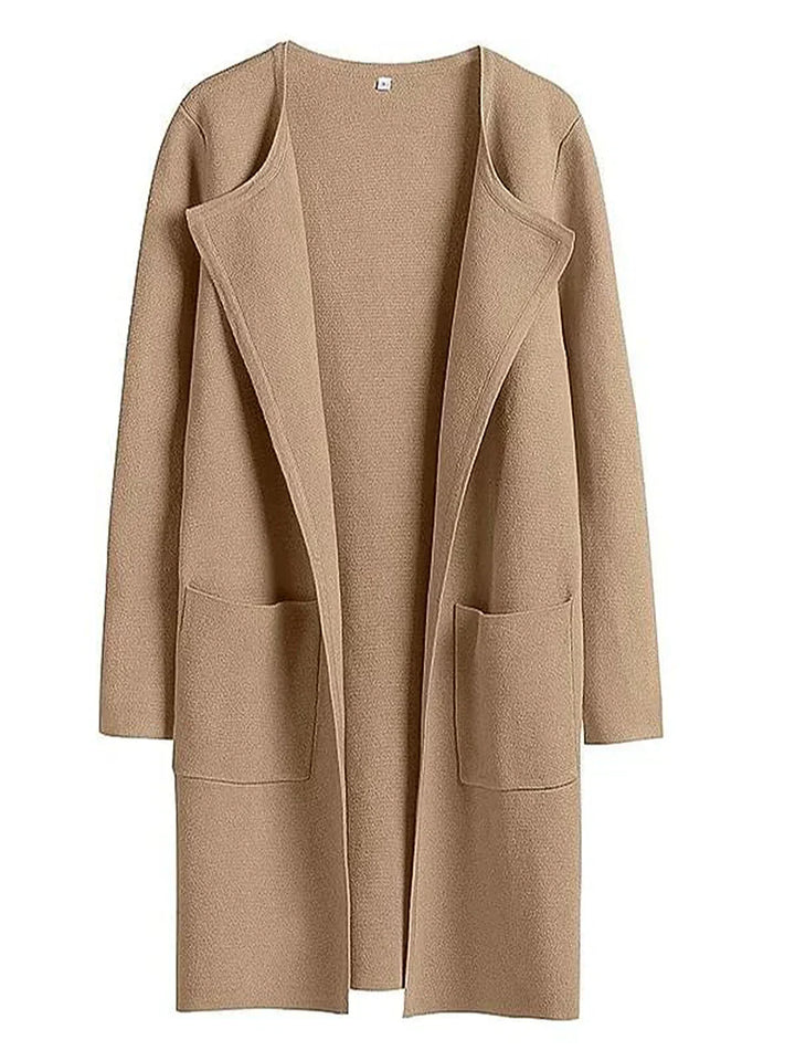 Lune London | Coat - Loose Fit - Knee Length - Wide Lapel - Minimalist Design