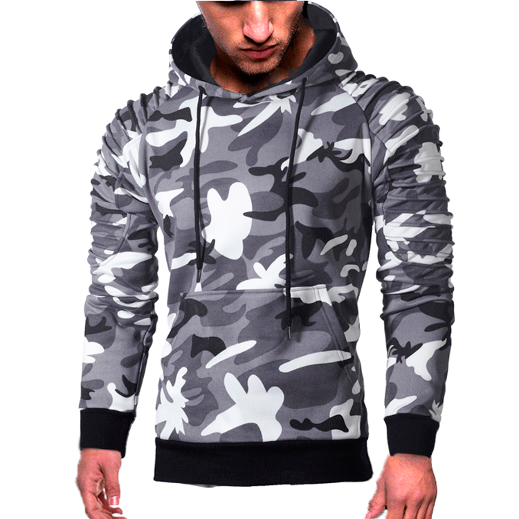 Men's trendy hoodie with textured shoulder design Lune London
