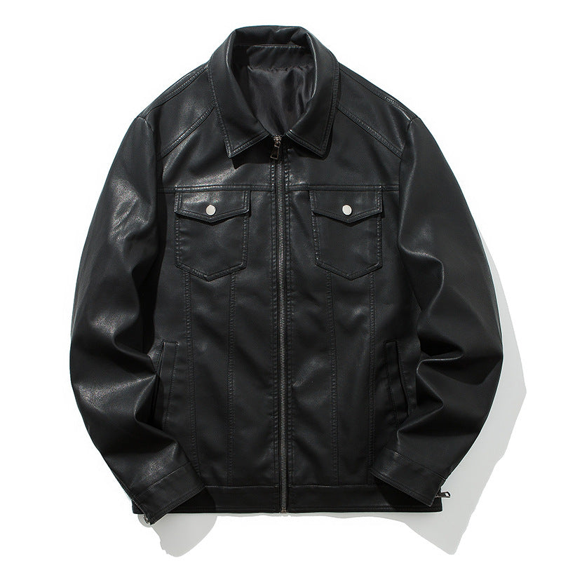 Lune London Faux Leather Jacket for Men